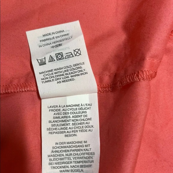 NWT J crew One-shoulder bow top wildflower pink 6 100% Cotton G7721 - Picture 7 of 10